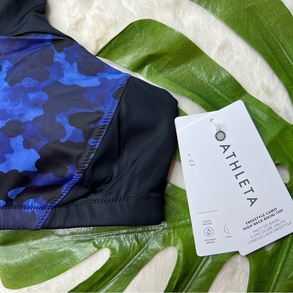 Athleta Freestyle Camo High Neck Bikini Top - Picture 8 of 10